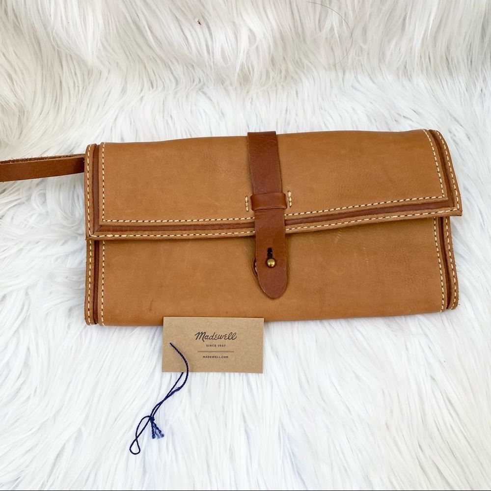 madewell • the dispatch clutch wristlet